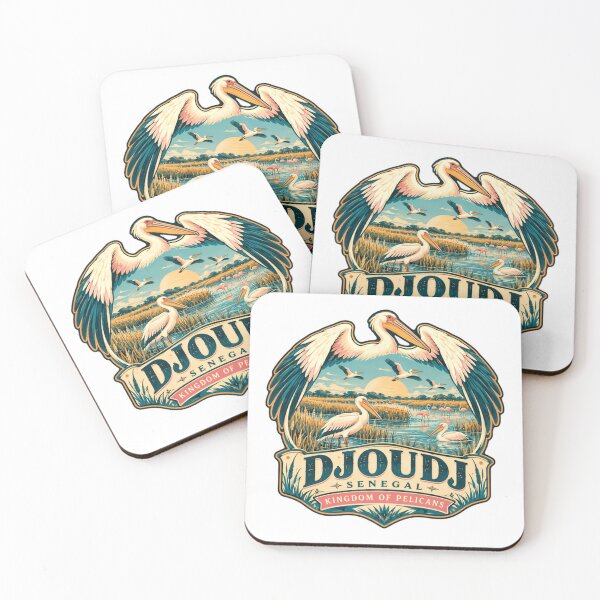 Item preview, Djoudj Senegal Kingdom Of Pelicans Travel Birdwatching Wildlife Africa designed and sold by Star3NowForMe.