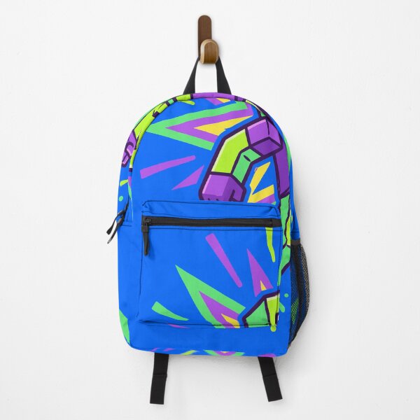 Item preview, Blocky Character Neon Burst Design designed and sold by Ranpict.
