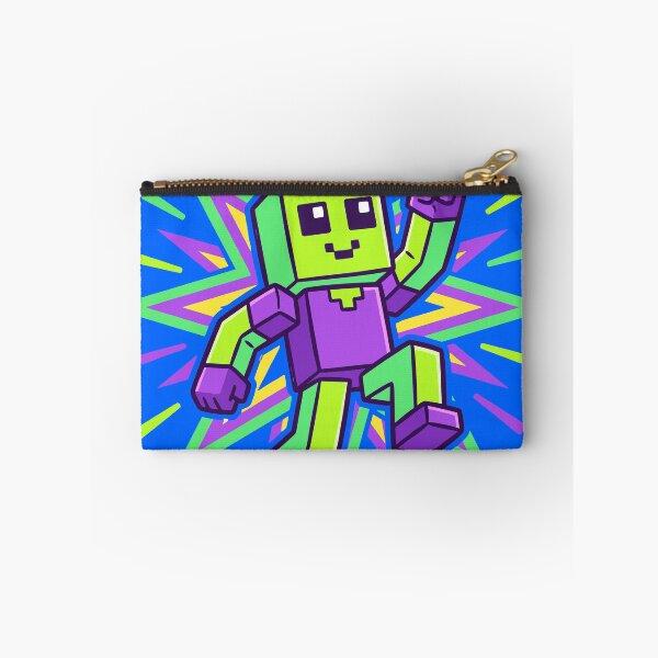 Item preview, Blocky Character Neon Burst Design designed and sold by Ranpict.