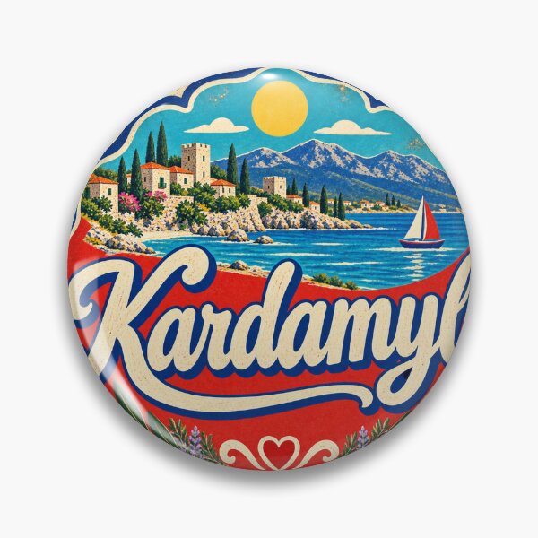 Item preview, Kardamyli Greece Travel Souvenir Painted Mediterranean Sign designed and sold by VisualArtsOasis.