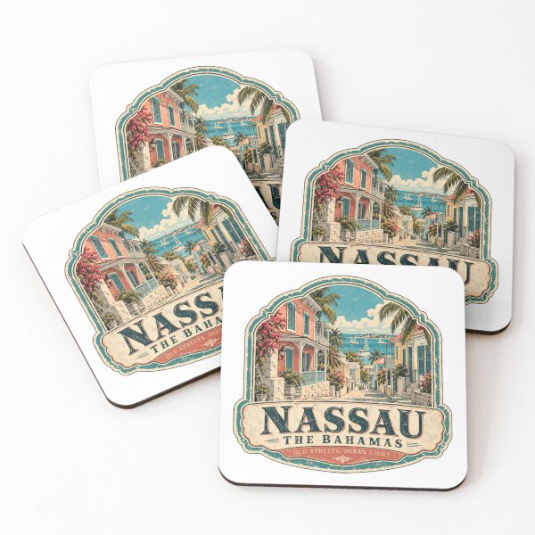 Item preview, Nassau The Bahamas Old Streets, Ocean Light Travel Vacation Souvenir Destination designed and sold by Star3NowForMe.