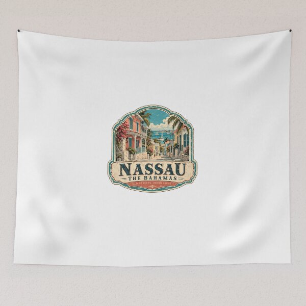 Item preview, Nassau The Bahamas Old Streets, Ocean Light Travel Vacation Souvenir Destination designed and sold by Star3NowForMe.