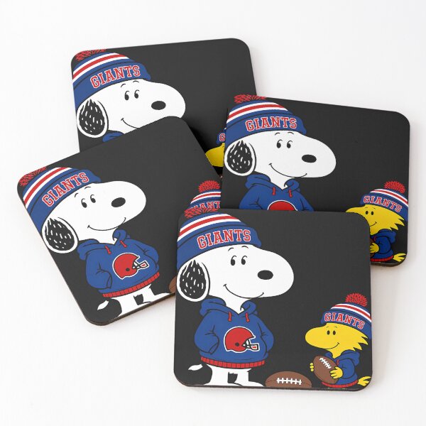Item preview, Snoopy Woodstock New York Giants Football designed and sold by NicholasWilliaf.