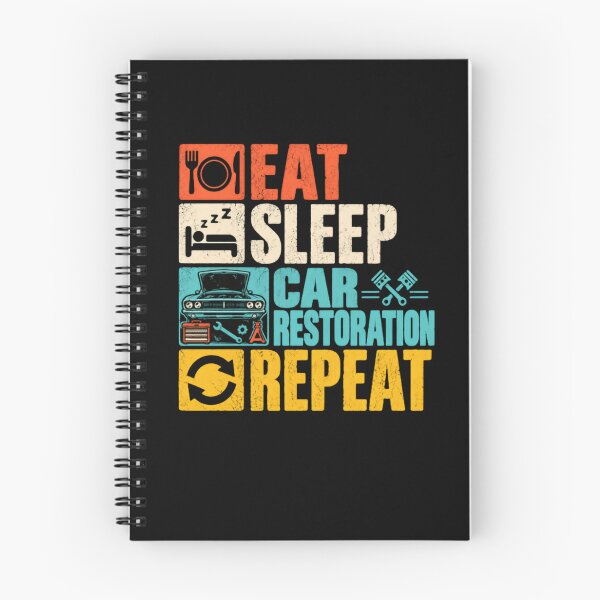 Item preview, Eat Sleep Car Restoration Repeat Automotive Hobbyist Classic Car Mechanic designed and sold by HumansStuck12.