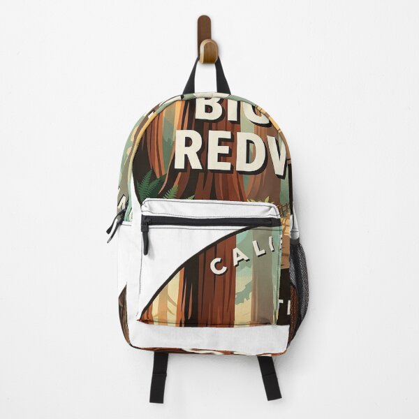 Item preview, Big Basin Redwoods State Park Trail Round Badge Sticker California designed and sold by DetourDgn.