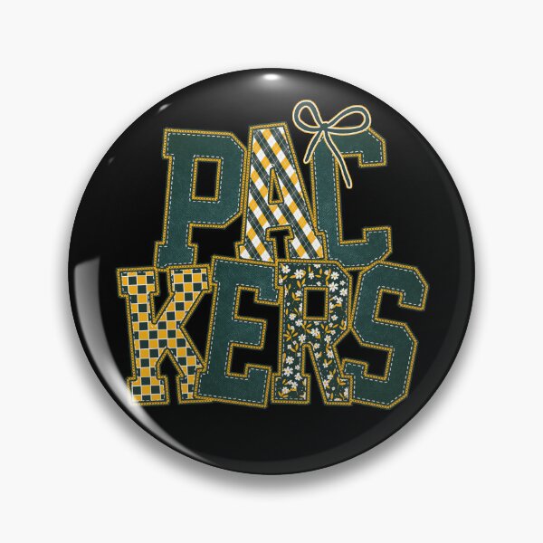 Item preview, Packers Floral Coquette Bow Denim-effect Football Fan Team Spirit designed and sold by RockTheFeal.