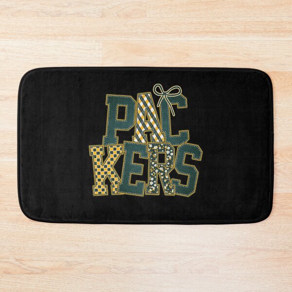 Item preview, Packers Floral Coquette Bow Denim-effect Football Fan Team Spirit designed and sold by RockTheFeal.
