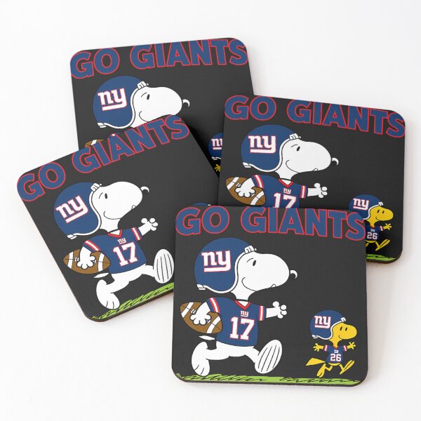Item preview, Snoopy Woodstock New York Giants Football designed and sold by NicholasWilliaf.