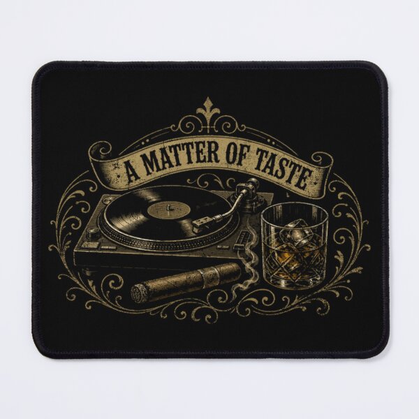 Item preview, A Matter of Taste — Vinyl & Whiskey designed and sold by Nacho Average Designs.