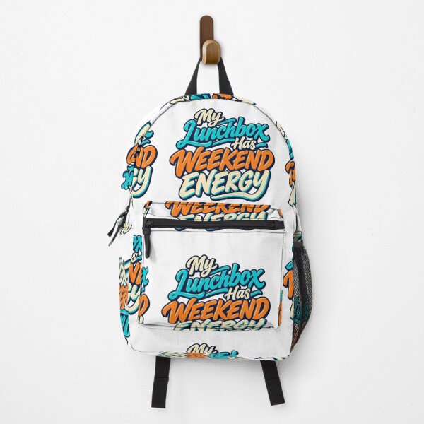 Item preview, Lunchbox Has Weekend Energy Retro Lettering Art designed and sold by Bikivuno.