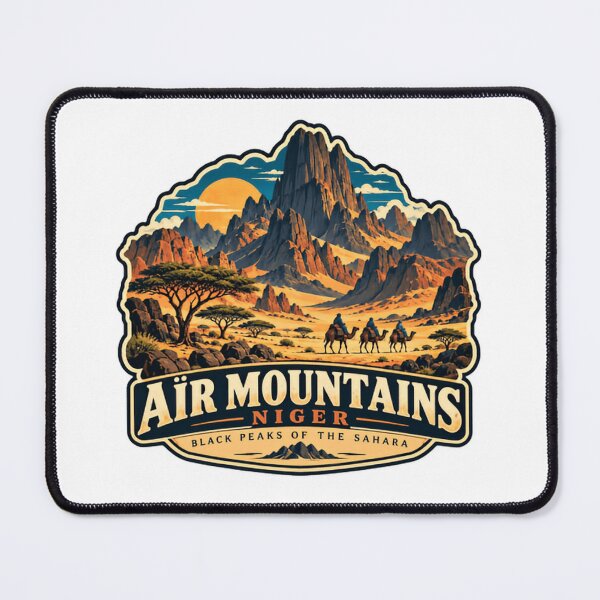 Item preview, Aïr Mountains Niger Black Peaks Of The Sahara Desert Travel Adventure designed and sold by Star3NowForMe.
