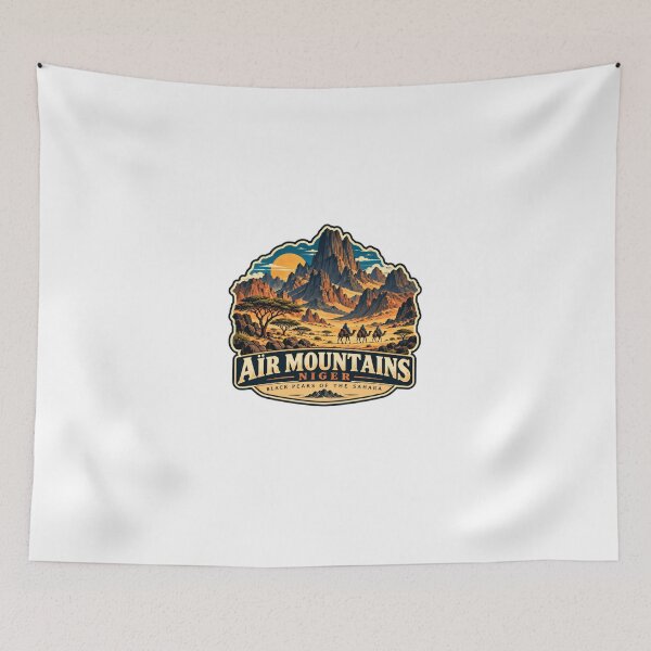 Item preview, Aïr Mountains Niger Black Peaks Of The Sahara Desert Travel Adventure designed and sold by Star3NowForMe.