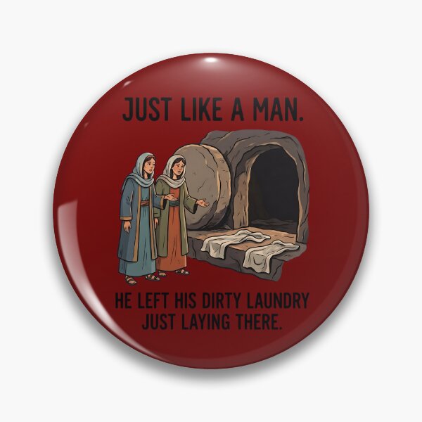 Item preview, Copy of Just Like a Man - Empty Tomb Easter Humor designed and sold by FrozenFits.
