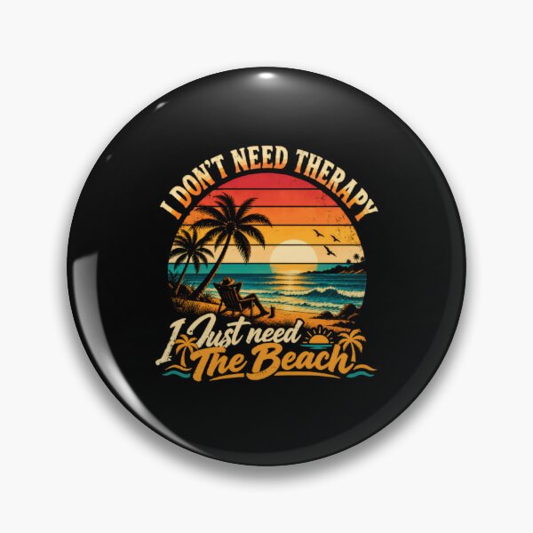 Item preview, I Don't Need Therapy I Just Need The Beach Vacation Lover Summer Ocean designed and sold by RetroMini2026.