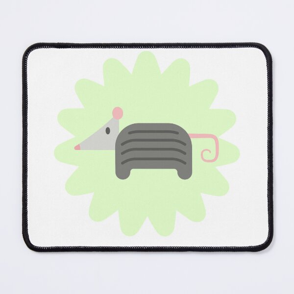 Item preview, Cute opossum v2 (green flower) designed and sold by Angieozvel.
