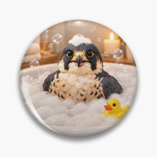Item preview, Peregrine Falcon Bathtub Bubble Soak designed and sold by Sillytoe.