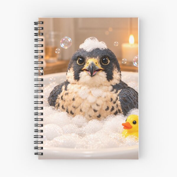 Item preview, Peregrine Falcon Bathtub Bubble Soak designed and sold by Sillytoe.