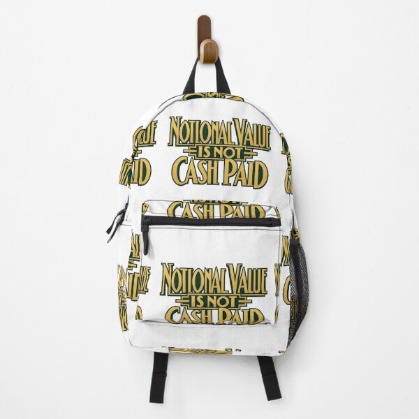 Item preview, Notional Value Is Not Cash Paid Bold Typography designed and sold by Bikivuno.