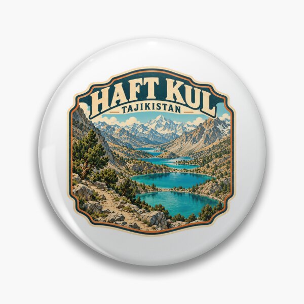 Item preview, Haft Kul Tajikistan Mountain Lakes Scenic Landscape Travel designed and sold by Star3NowForMe.