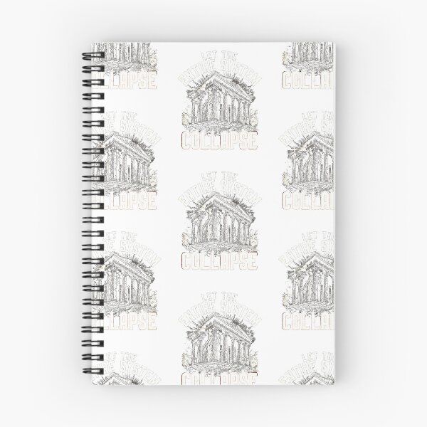 Item preview, Let The Entire System Collapse Ancient Greek Temple Lightning Vintage Graphic designed and sold by CaChimShop.