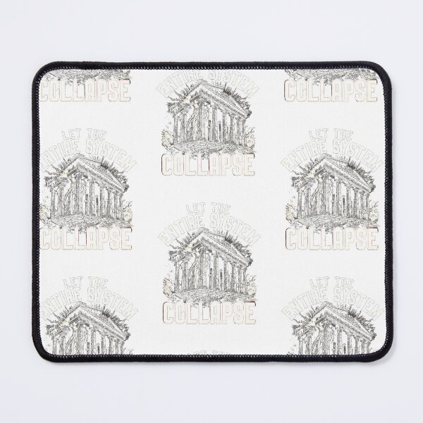 Item preview, Let The Entire System Collapse Ancient Greek Temple Lightning Vintage Graphic designed and sold by CaChimShop.