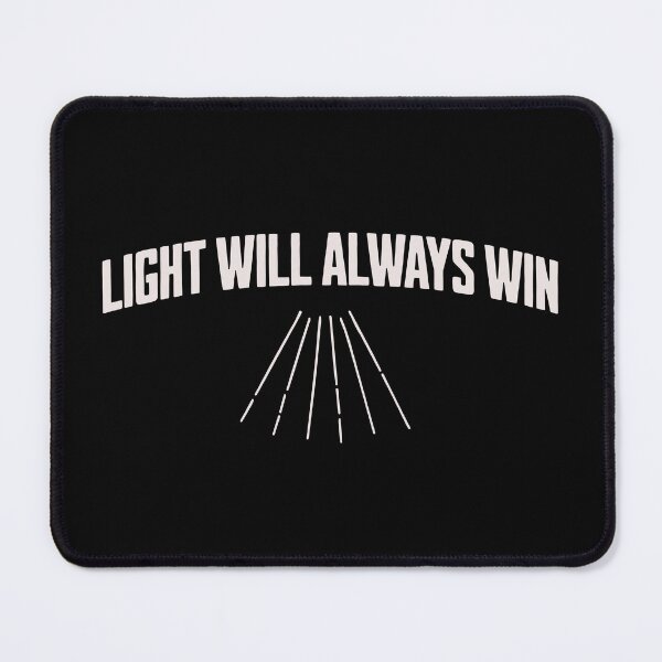 Item preview, Light Will Always Win Minimalist Aesthetic Quote Art (2026) designed and sold by HeHeStudio.