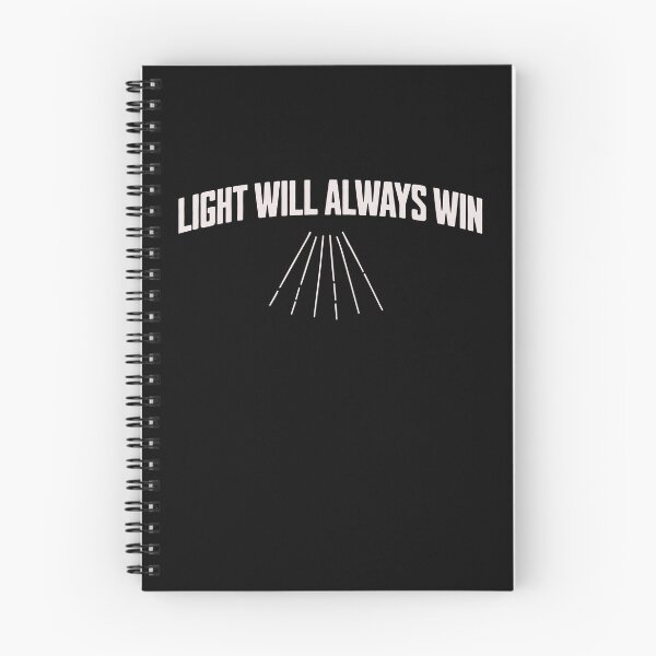 Item preview, Light Will Always Win Minimalist Aesthetic Quote Art (2026) designed and sold by HeHeStudio.