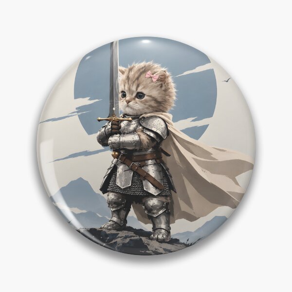 Item preview, Small Knight Big Dreams Cute Fantasy Kitten designed and sold by iwzzuel.