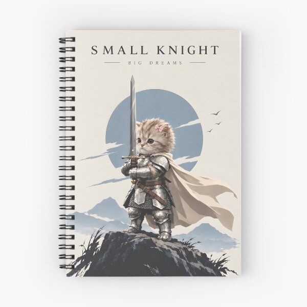 Item preview, Small Knight Big Dreams Cute Fantasy Kitten designed and sold by iwzzuel.