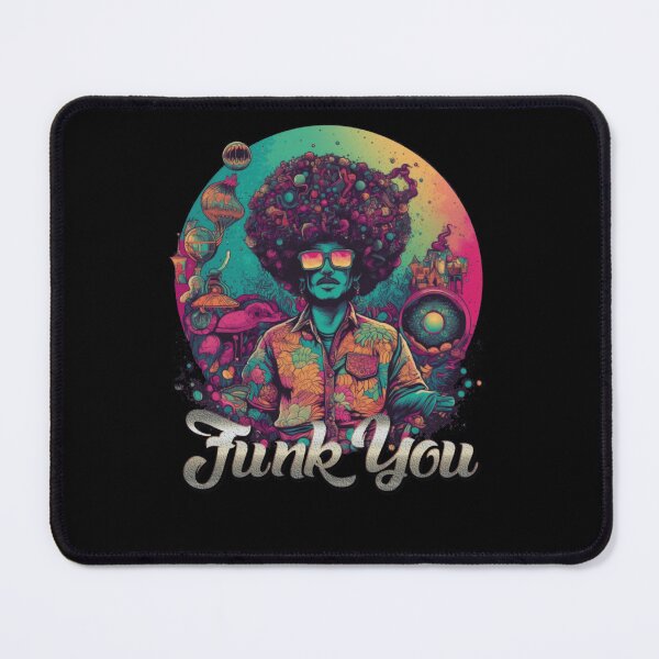 Item preview, Funk You Psychedelic Afro Portrait Design designed and sold by Gregory Davis.