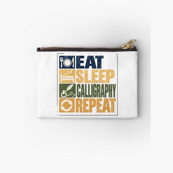 Item preview, Eat Sleep Calligraphy Repeat Calligraphy Artist Hobby designed and sold by NeedForParks.