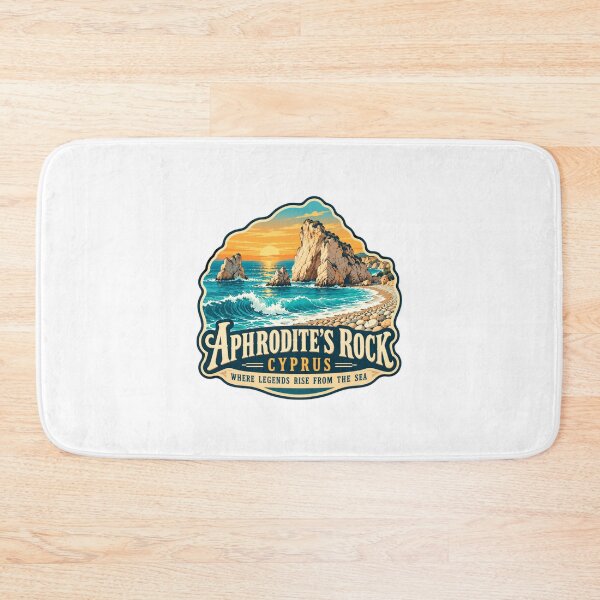 Item preview, Aphrodite's Rock Cyprus Where Legends Rise From The Sea Travel Vacation Souvenir designed and sold by Star3NowForMe.
