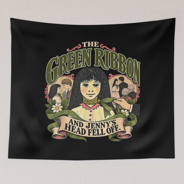 Item preview, The Green Ribbon Jennys Head Fell Off Cute Spooky Halloween  designed and sold by Mind Ocustdaleman.