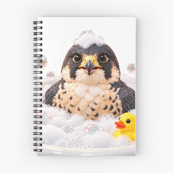 Item preview, Peregrine Falcon Bathtub Duck Visit designed and sold by Sillytoe.