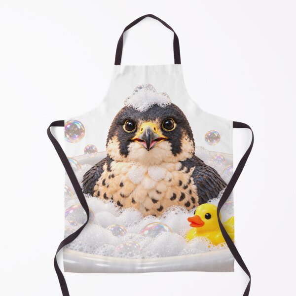 Item preview, Peregrine Falcon Bathtub Duck Visit designed and sold by Sillytoe.