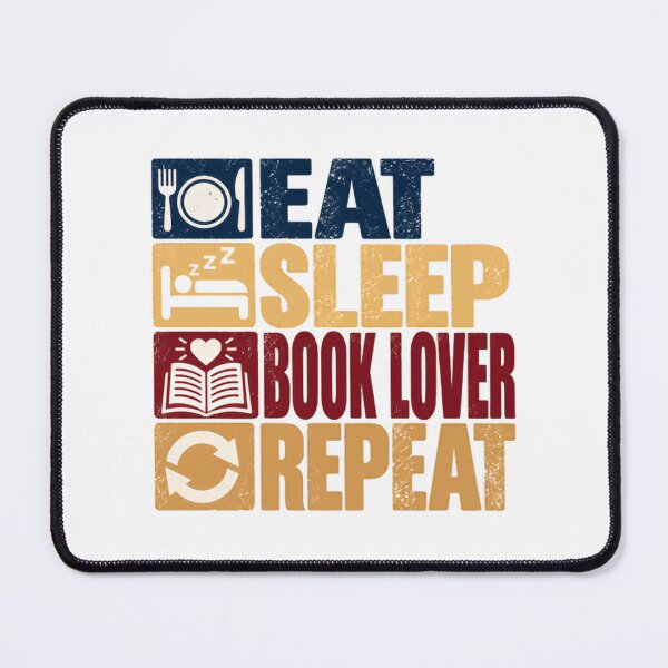 Item preview, Eat Sleep Book Lover Repeat Reading Enthusiast Bookworm Gift designed and sold by NeedForParks.