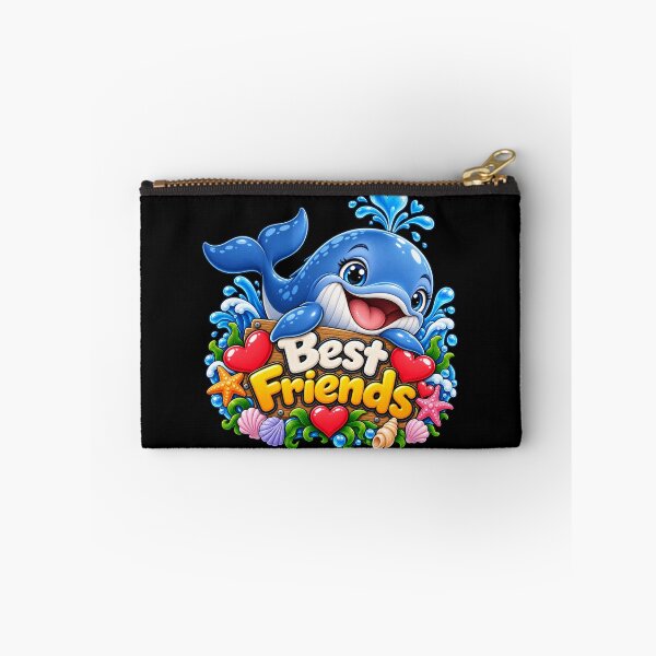 Item preview, Best Friends Blue Whale – Cute Kawaii Whale Ocean Friendship designed and sold by aventi24.