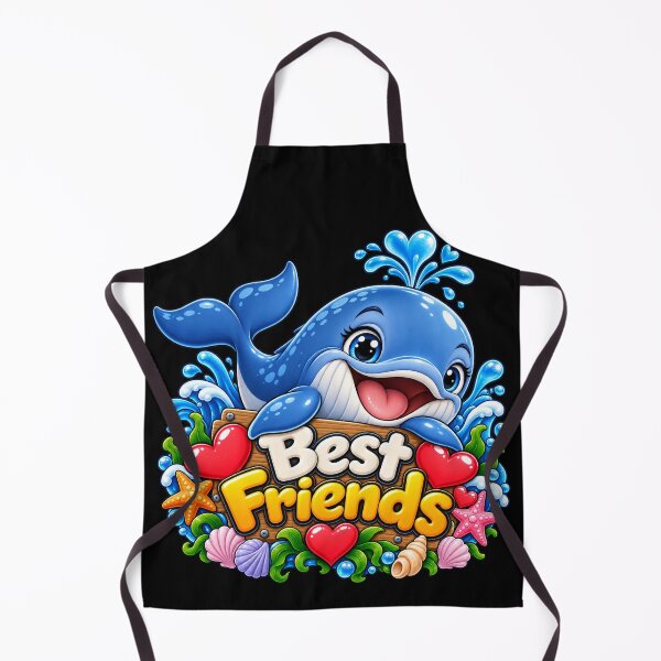 Item preview, Best Friends Blue Whale – Cute Kawaii Whale Ocean Friendship designed and sold by aventi24.