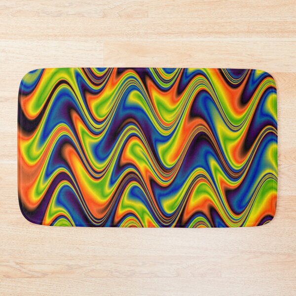 Item preview, Abstract Wavy Colorful Pattern designed and sold by ArtbyDebbieC.