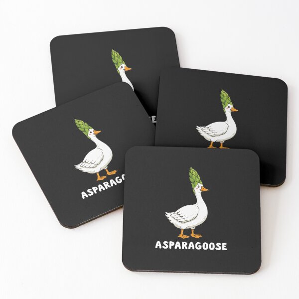 Item preview, Asparagoose - Funny Vegetable Goose Mashup designed and sold by vdzooart.