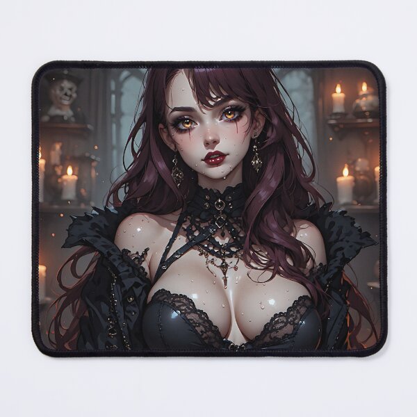 Item preview, Hot Halloween Anime Babe Goth Mommy Waifu Woman designed and sold by Your New Fixation.