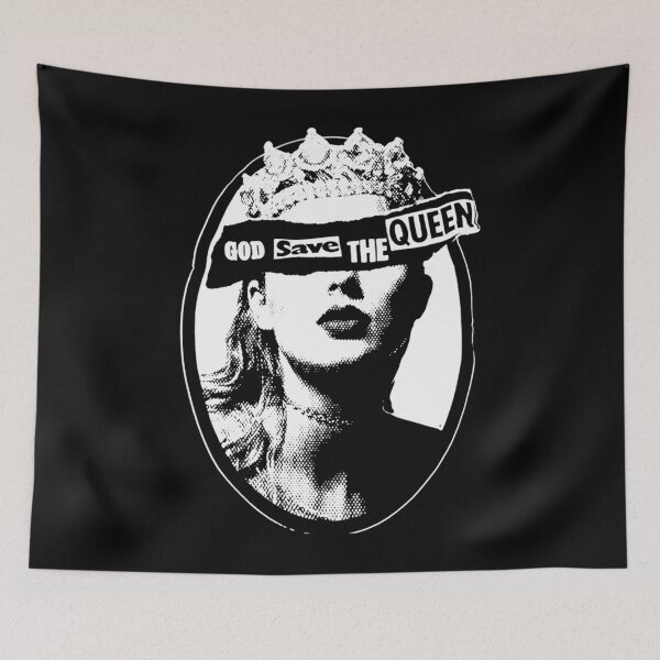 Item preview,  God Save The Queen Taylor Inspired For Music Fans  For Swifties  Punk Rock Lovers designed and sold by khabdelilah95.
