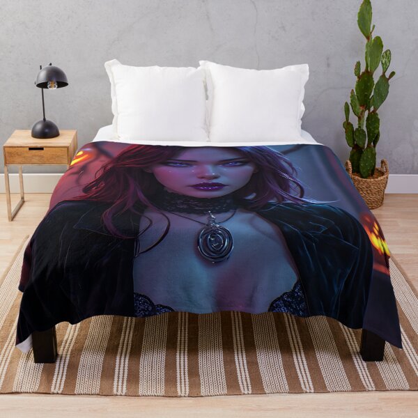 Item preview, Hot Halloween Anime Babe Goth Mommy Waifu Woman designed and sold by Your New Fixation.