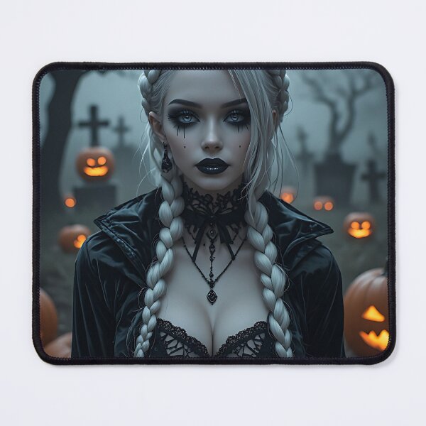 Item preview, Hot Halloween Anime Babe Goth Mommy Waifu Woman designed and sold by Your New Fixation.
