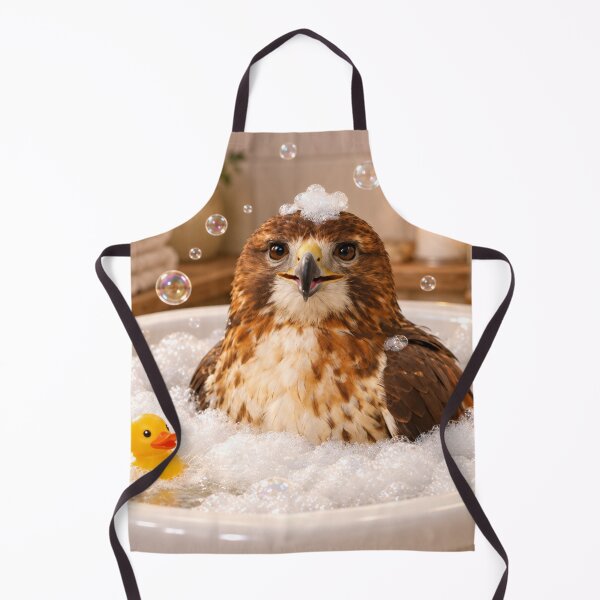 Item preview, Red Tailed Hawk Bathtub Bubble Soak designed and sold by Sillytoe.