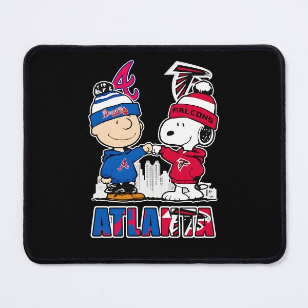 Item preview, Atlantaa Braves Falcons Peanuts Fist Bump designed and sold by LucianaMoraes.