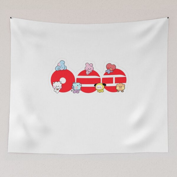 Item preview, BT21 Cute Characters BTS Arirang Emblem Graphic designed and sold by Palette & Hue.