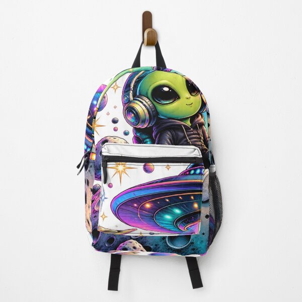 Artikelvorschau, Chill Alien Under a Rainbow UFO entworfen und verkauft von TinyWeird.
