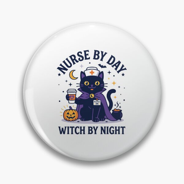 Item preview, Nurse By Day Witch By Night Halloween Nurse designed and sold by RareLavender.