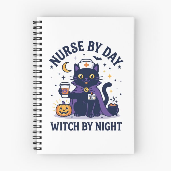 Item preview, Nurse By Day Witch By Night Halloween Nurse designed and sold by RareLavender.